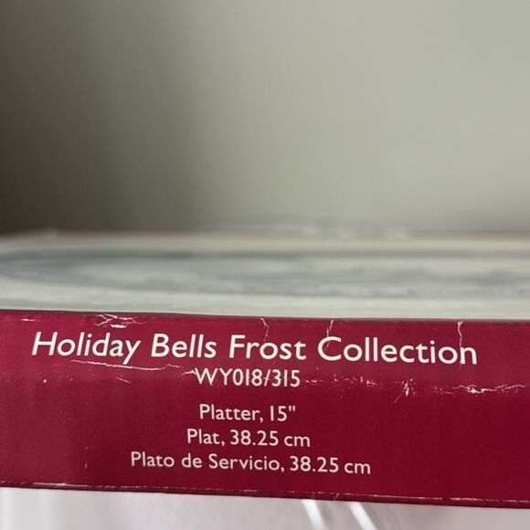 HOLIDAY BELLS FROST COLLECTION PLATTER. - Picture 4 of 4